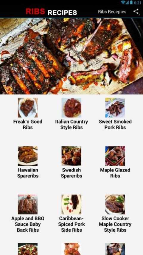 Ribs Recipes स्क्रीनशॉट 3