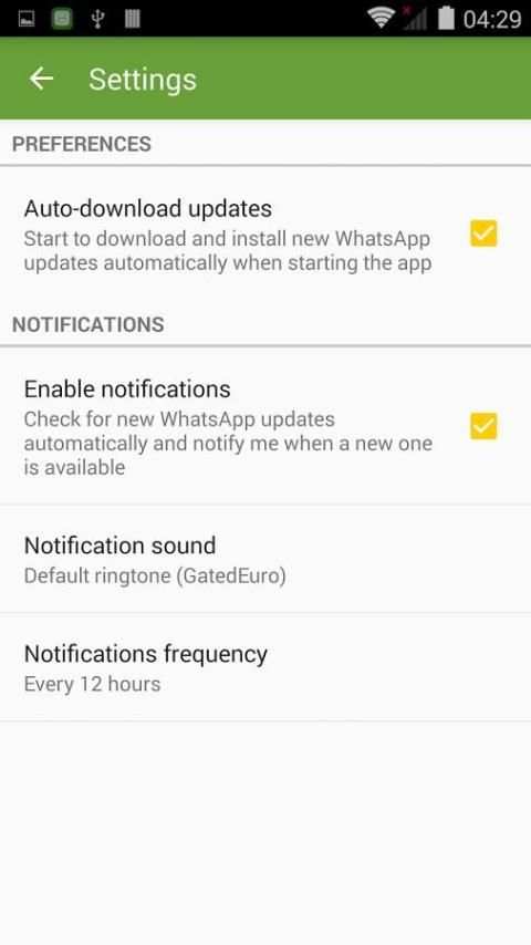 Update For WhatsApp screenshot 1