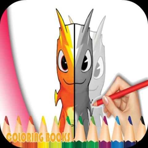 لعبة تلوين لSlugterra 3 تصوير الشاشة