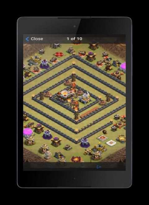 War Clash of Clans Maps 2017 скриншот 2