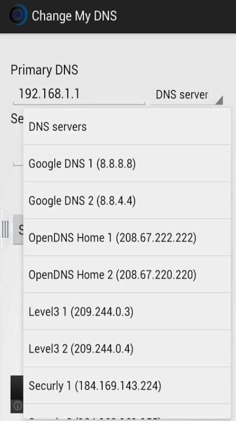 Change My DNS स्क्रीनशॉट 2
