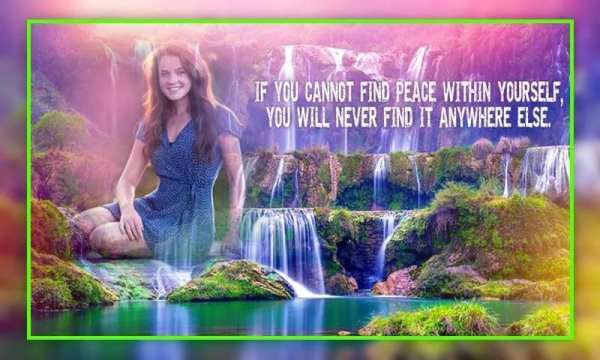 Waterfall Photo frame screenshot 2