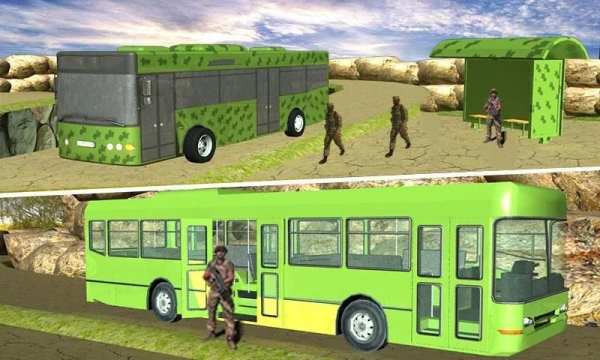 Army Bus Transporter Driver 14 تصوير الشاشة