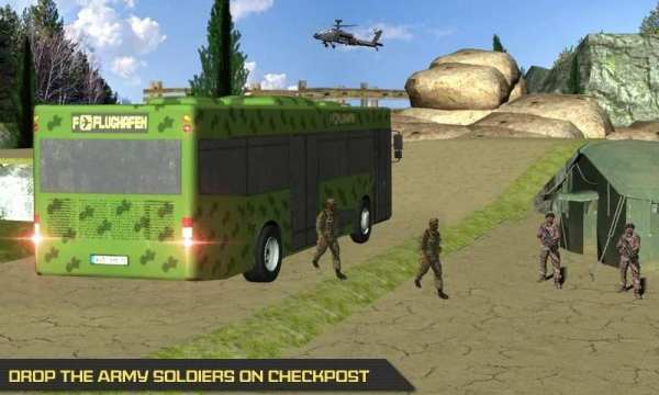 Army Bus Transporter Driver 17 تصوير الشاشة