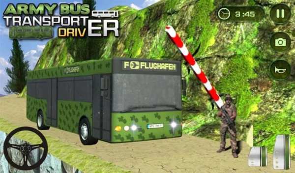 Army Bus Transporter Driver 3 تصوير الشاشة