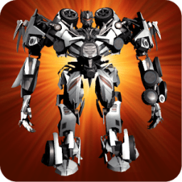 Transformer Robot in Car 3D أيقونة