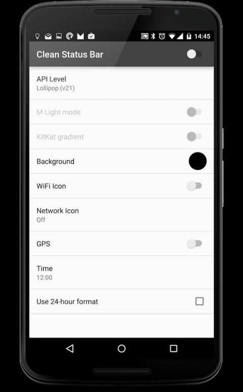 [Developers] Clean Status Bar скриншот 3