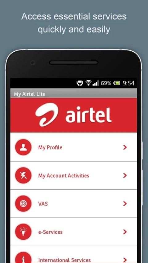 My Airtel Lite 13 تصوير الشاشة