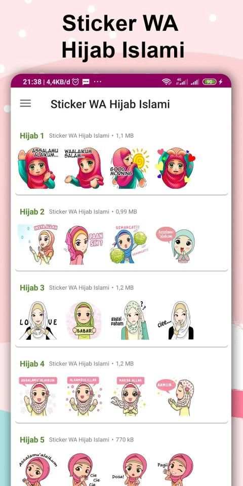 Sticker WA Hijab Islami screenshot 6