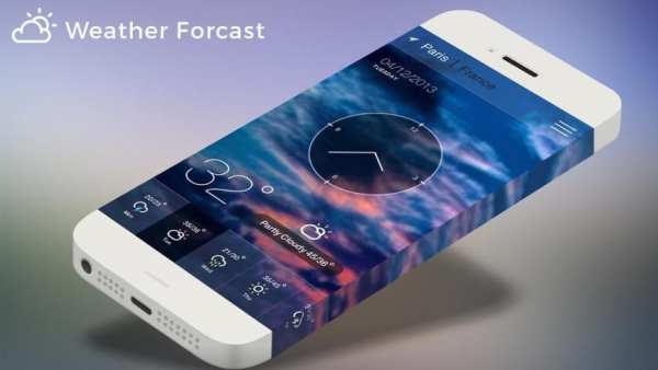Transparent weather Widget 4 تصوير الشاشة
