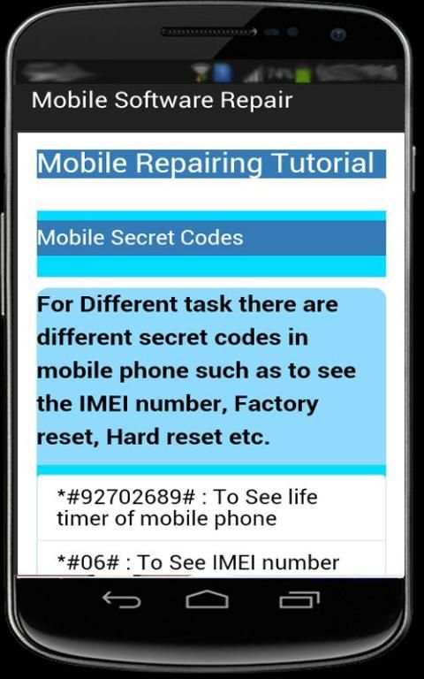 Mobile Software Repair स्क्रीनशॉट 6