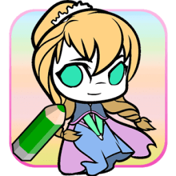 Princess Coloring Game for Kid иконка