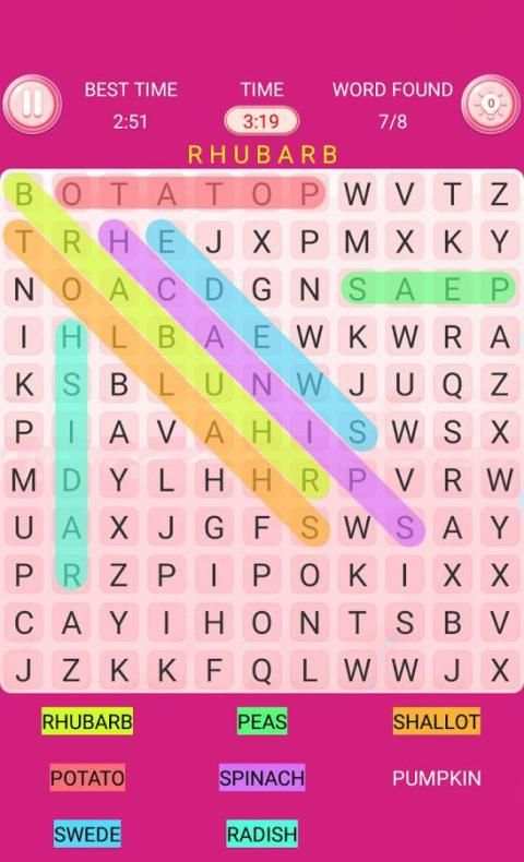 Word Search Pro - Brain Game скриншот 2