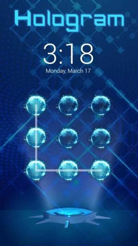 Hologram CM Security Theme screenshot 3