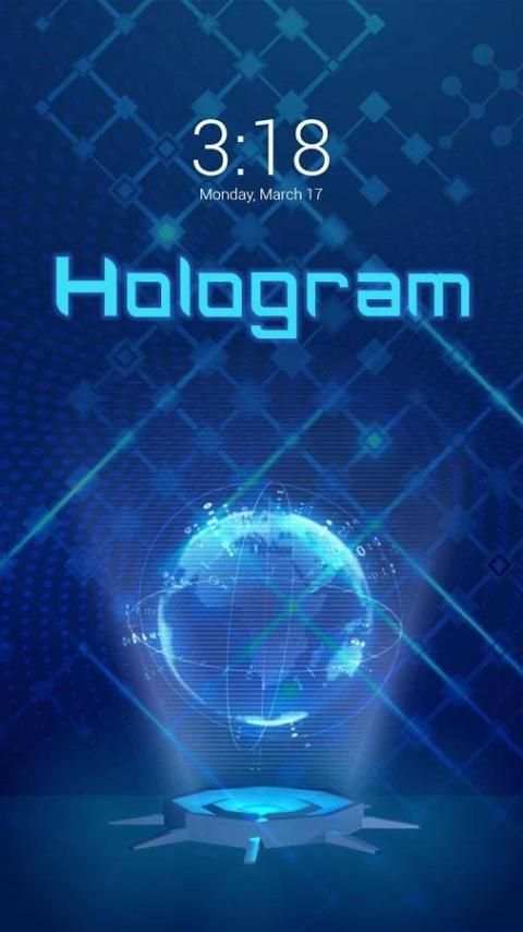 Hologram CM Security Theme screenshot 4