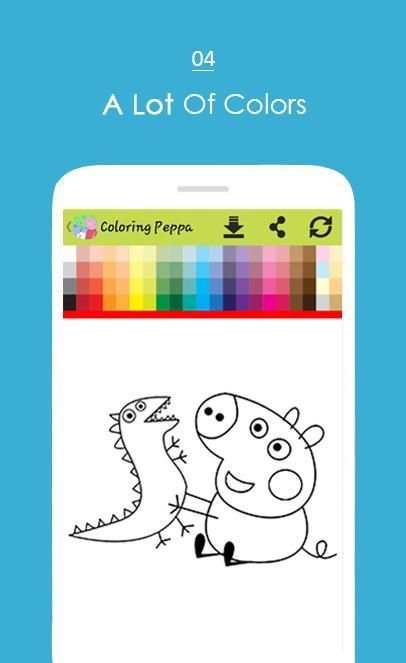 Coloring Peppa screenshot 2