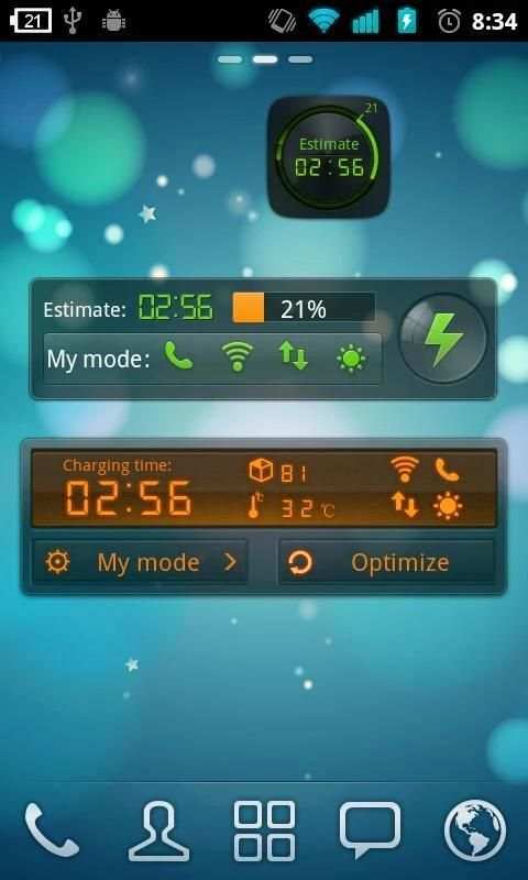 Black Theme GO Power Battery скриншот 2
