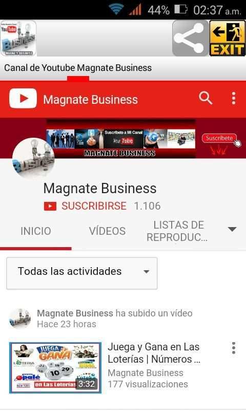 Magnate Business:Canal Youtube screenshot 4