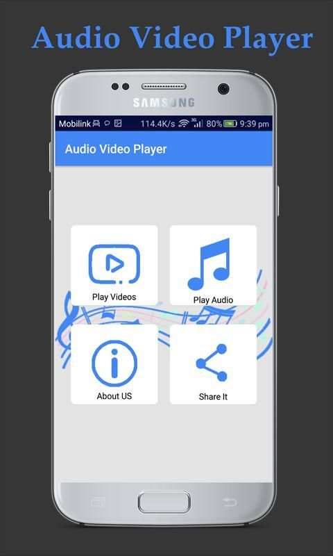 Audio Video Player скриншот 5