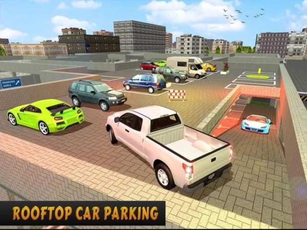 Rooftop Car Parking Driver screenshot 8