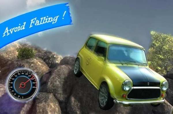 Mr-bean hill climb racing 3D screenshot 2