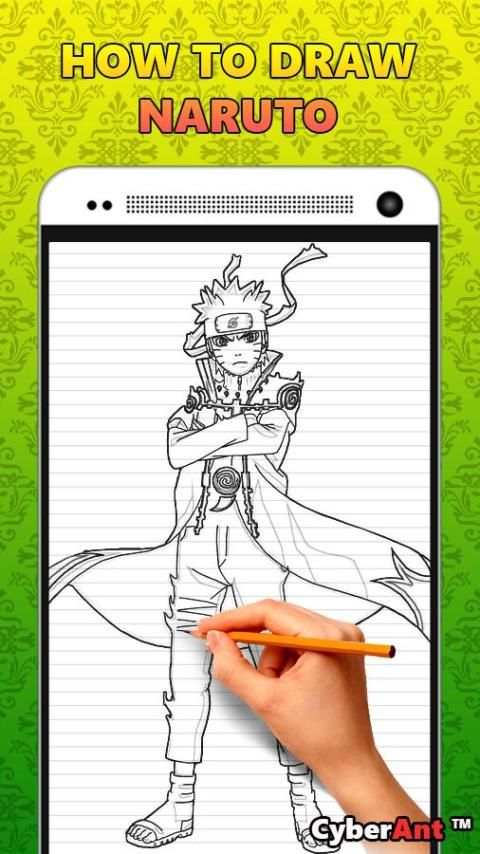 How To Draw Naruto Characters screenshot 2