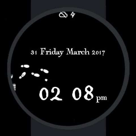 Foott Print Watch Face screenshot 6