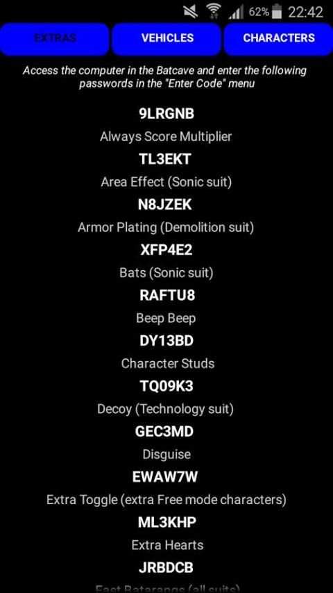 Cheats for Lego Batman screenshot 2