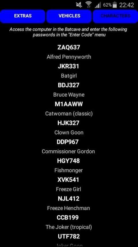 Cheats for Lego Batman screenshot 1
