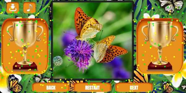 Butterfly jigsaw puzzle स्क्रीनशॉट 1