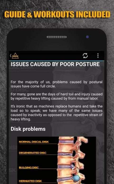 Posture Guide & Workouts स्क्रीनशॉट 1