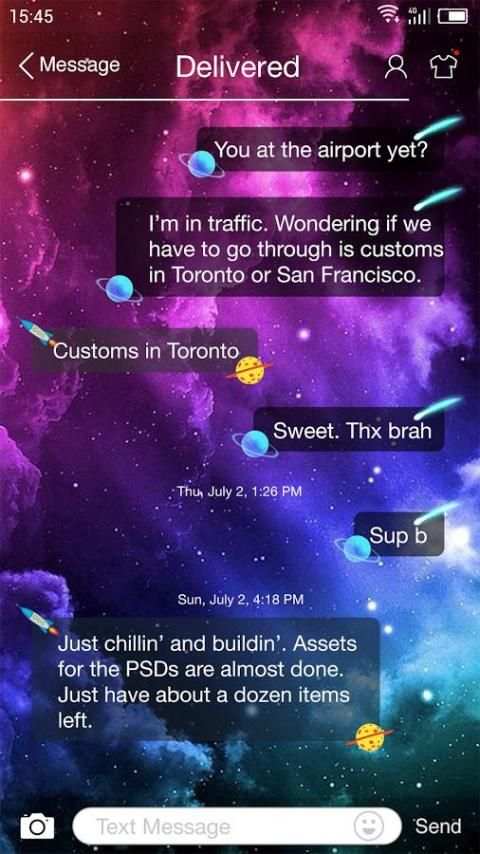 Color Galaxy - Messaging 7 скриншот 3