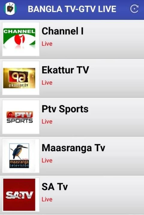 Bangla Tv Gtv Live स्क्रीनशॉट 8