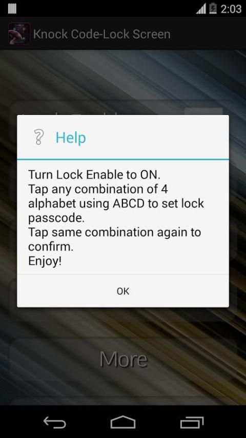 Tap Knock Lock - Lock Screen screenshot 2
