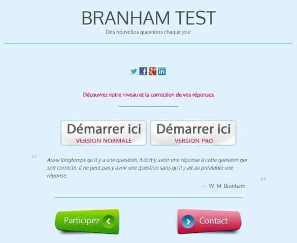 BRANHAM TEST screenshot 4