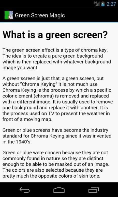 Chroma Key स्क्रीनशॉट 3