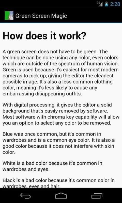 Chroma Key स्क्रीनशॉट 2