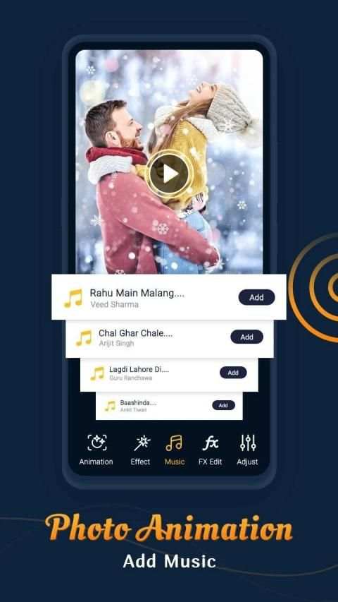 Photo Animation Video Effect Maker with Music स्क्रीनशॉट 2