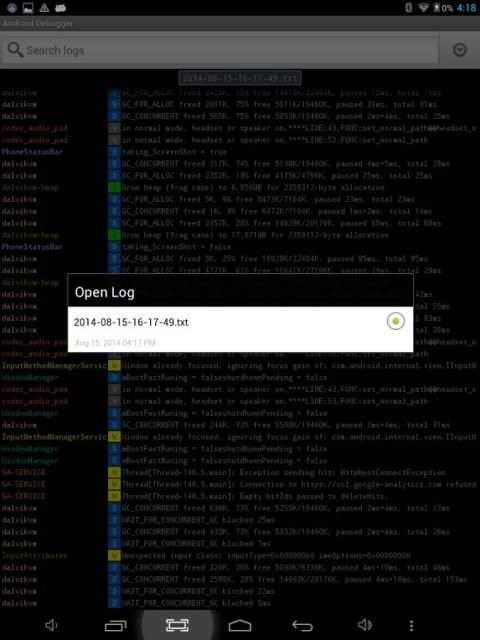 Debugger for Android Apps स्क्रीनशॉट 2