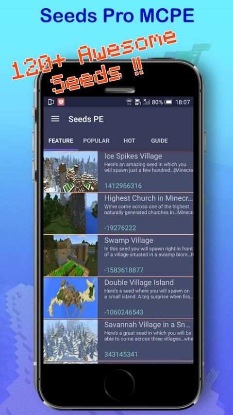 Seeds: Seeds for Minecraft PE screenshot 4
