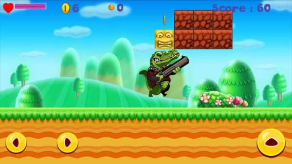 Angry Croco Jungle Adventure скриншот 6