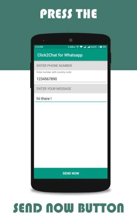 Click2Chat For Whatsapp screenshot 1