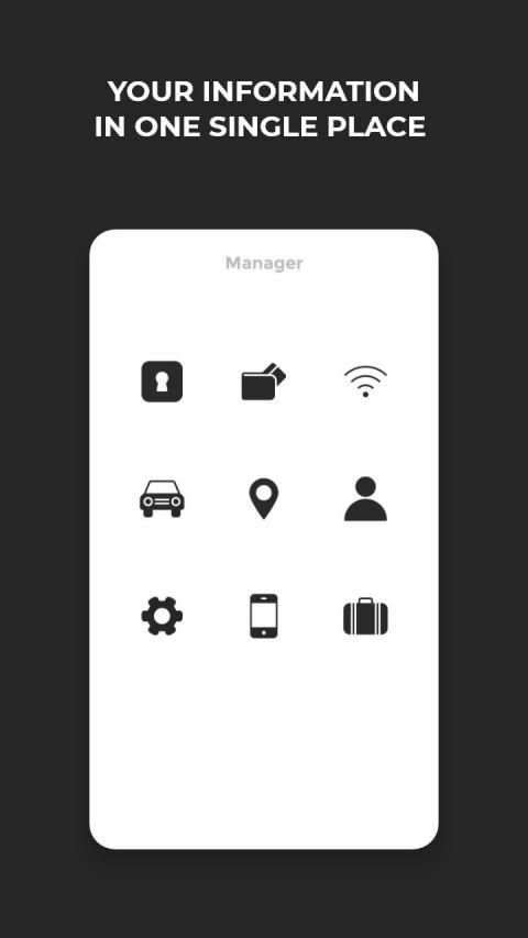 My Manager | Wifi, Passwords, Cards and more. screenshot 4