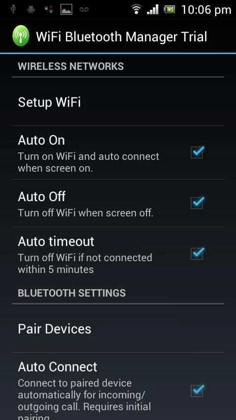 WiFi Bluetooth Manager скриншот 3