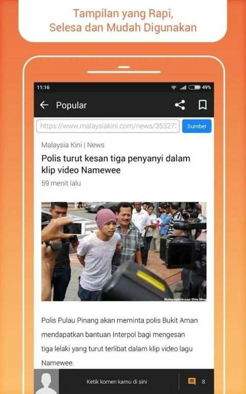 BaBe News - Berita Malaysia स्क्रीनशॉट 1