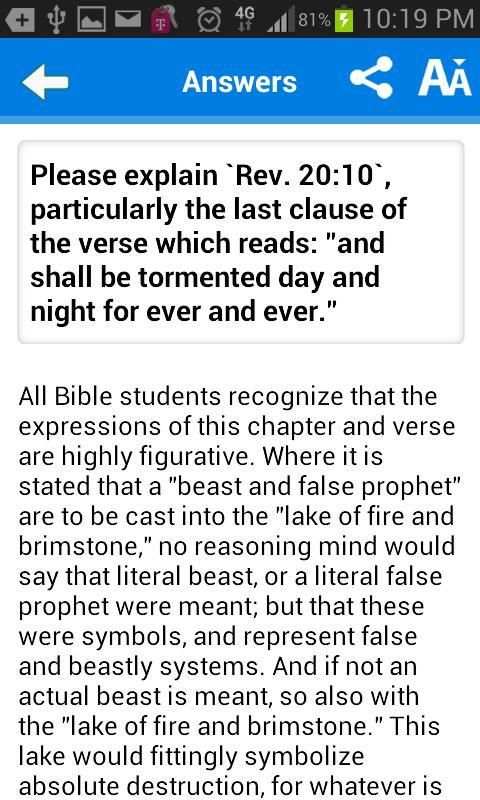 Bible Questions & Answers FAQ screenshot 3
