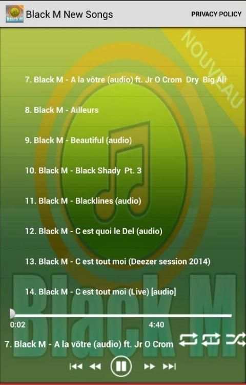 Black M New Songs скриншот 6