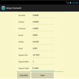 ikon Area Conversion