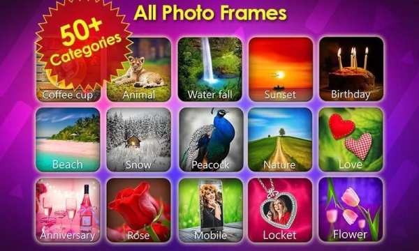 All in One Photo Frame Maker, Editor 2020 स्क्रीनशॉट 28