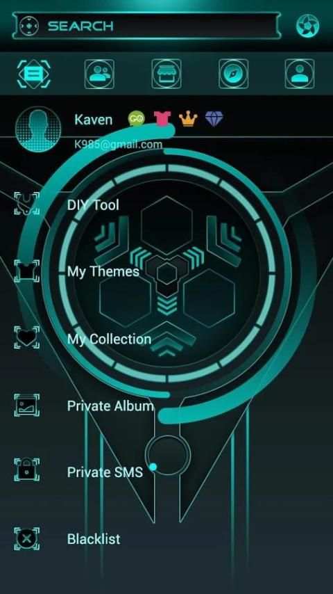 (FREE) GO SMS HALO THEME скриншот 1